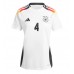 Maglia Calcio Germania Jonathan Tah #4 Prima Divisa Donna Europei 2024 Manica Corta